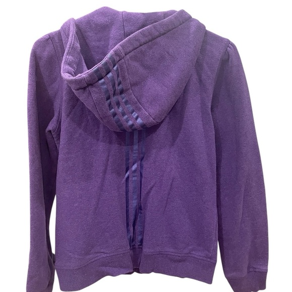 ADIDAS Hoodie – Purple Zip Front, Sz M, RN#88387, EUC - Picture 3 of 6